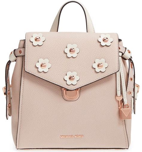 leather backpack red michael kors flowers|Michael Kors bold blue.